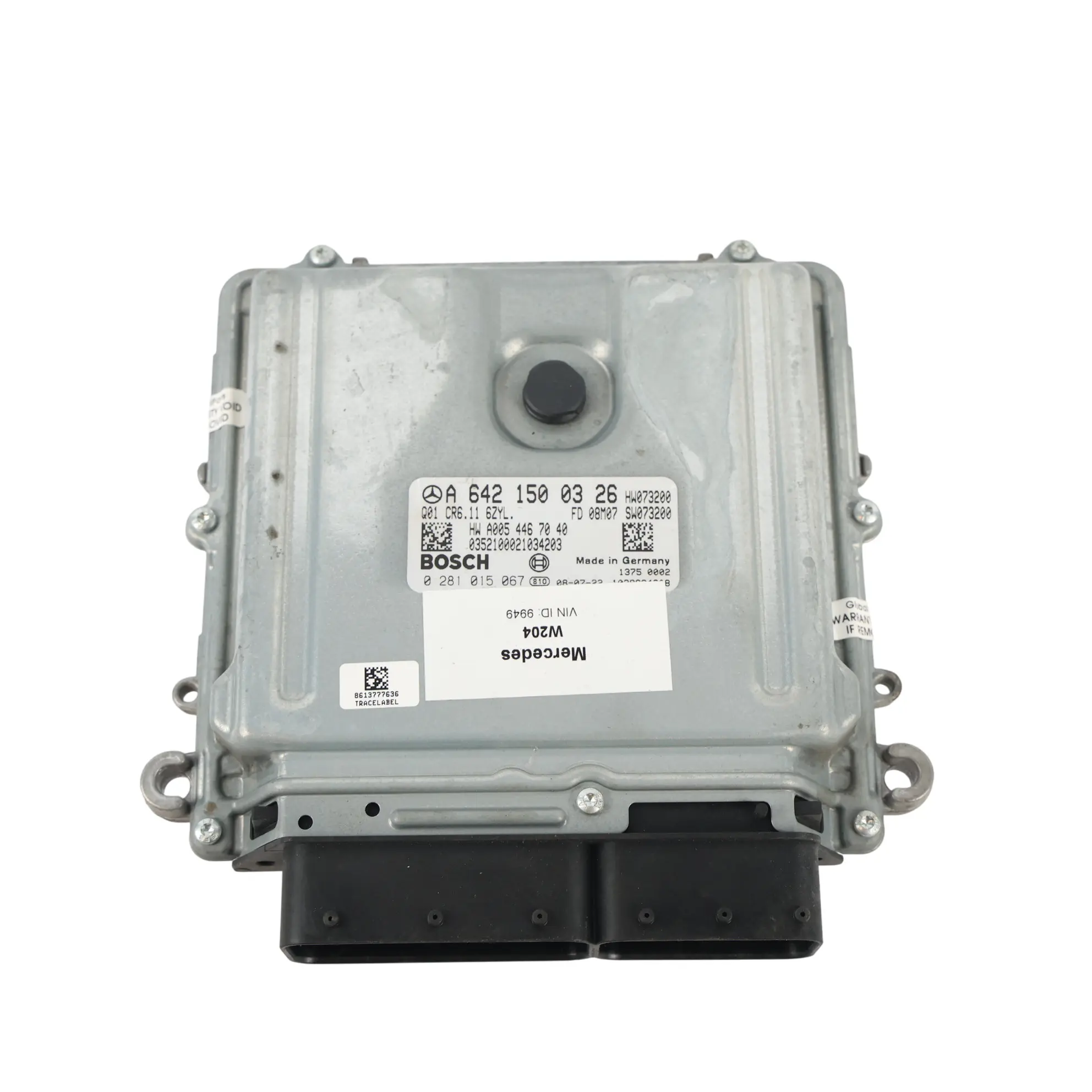 Mercedes W204 OM642 224HP Calculateur Moteur ECU A6421500326 Automatique