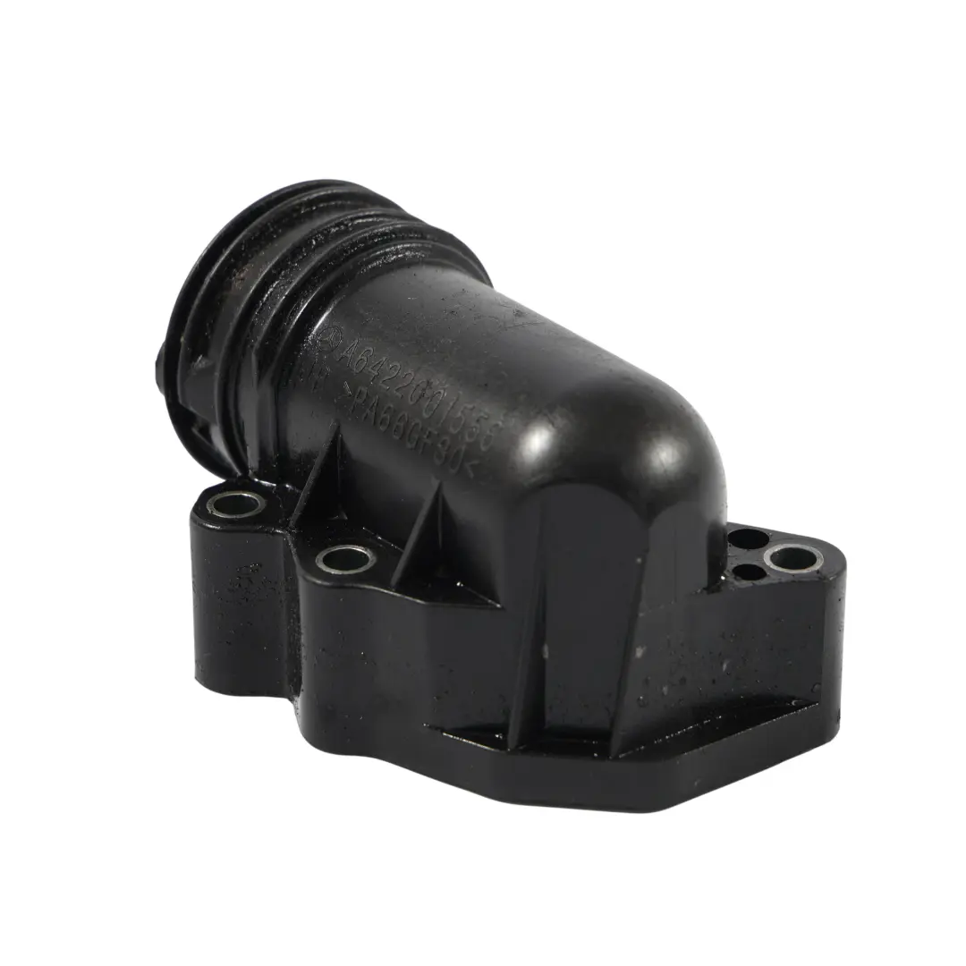Conector Manguera Refrigerante OM642 para Mercedes W213 C238 W222 con número de pieza A6422001556 Mercedes W213 C238 W222 Conector Manguera Refrigerante OM642 - SKU A6422001556 - Número de pieza A6422001556