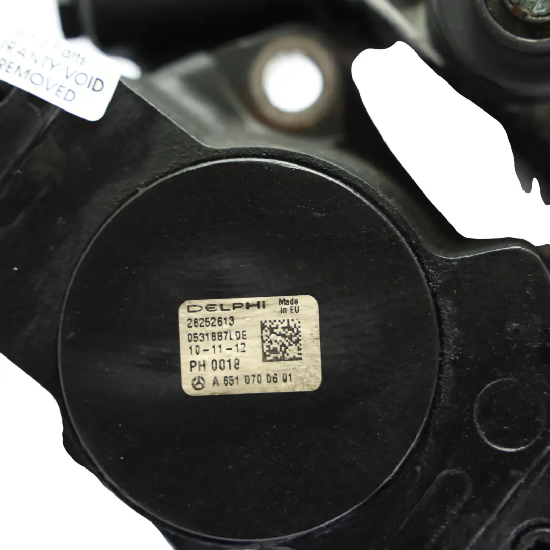 Mercedes W204 C207 W212 Pompe Carburant Haute Pression 2.1 OM651 - SKU A6510702001 - Numéro de pièce A6510702001