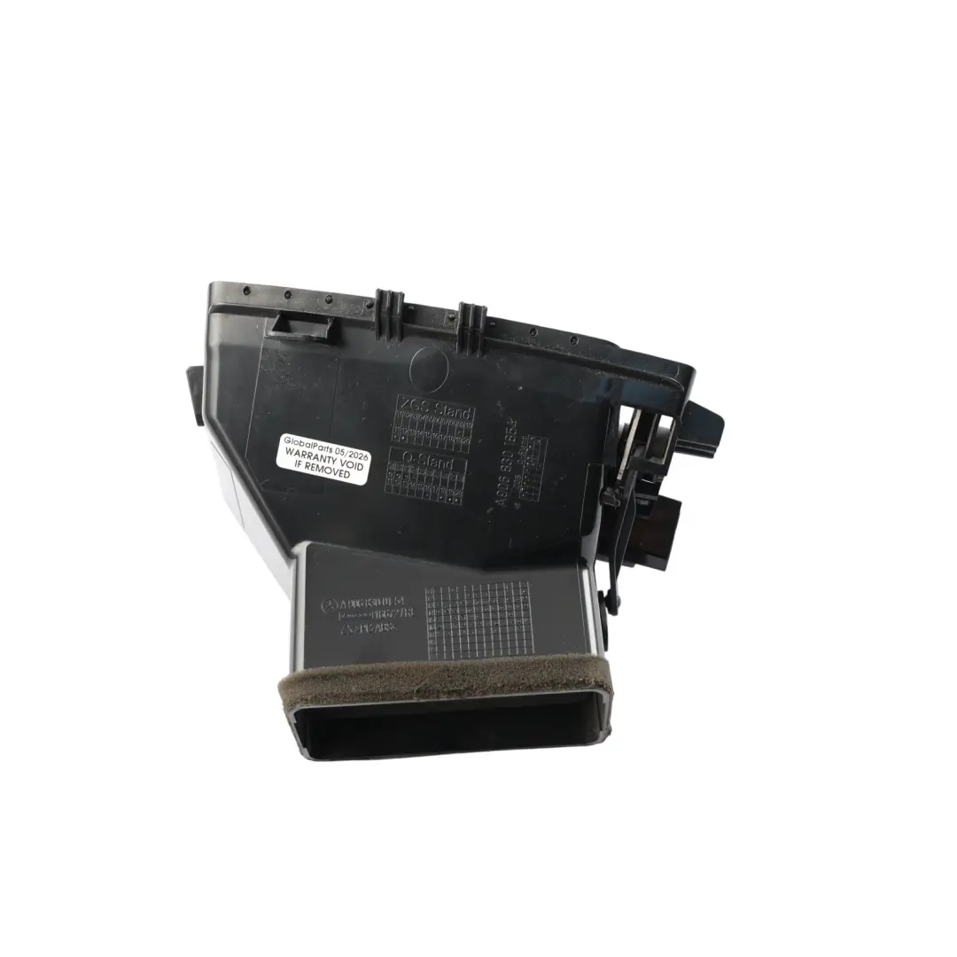 Aire Salpicadero Centro Derecha Negro para Mercedes Sprinter W906 con número de pieza A9068300154 Mercedes Sprinter W906 Aire Salpicadero Centro Derecha Negro - SKU A9068300154-2 - Número de pieza A9068300154
