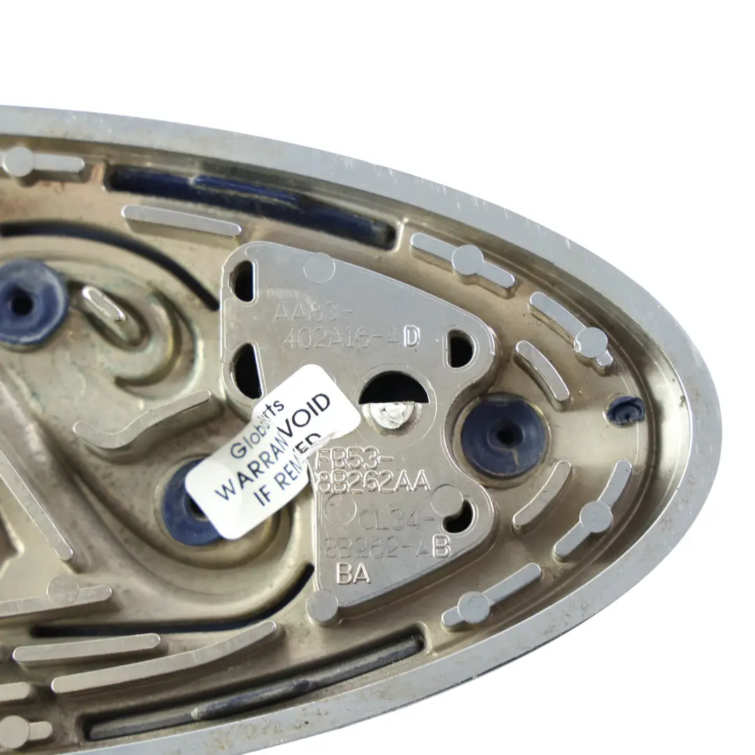 Parrilla Delantera Cromada Azul para Ford Transit Custom Insignia con número de pieza AA83-402A16-AD Ford Transit Custom Insignia Parrilla Delantera Cromada Azul - SKU AA83-402A16-AD - Número de pieza AA83-402A16-AD