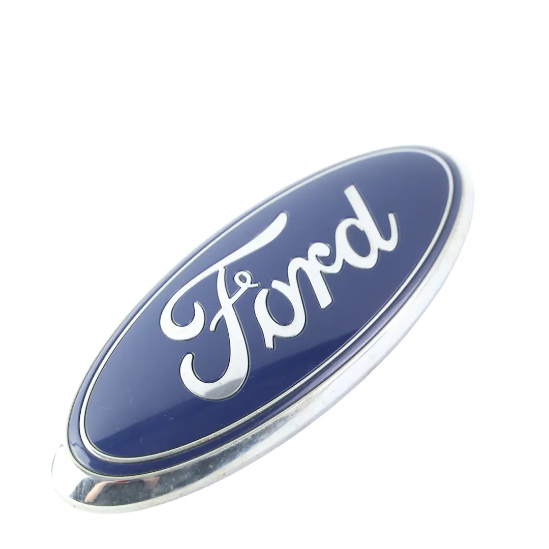 Ford Transit Custom Front Grille Badge Emblem Chrome Blue - SKU AA83-402A16-AD - Part number AA83-402A16-AD