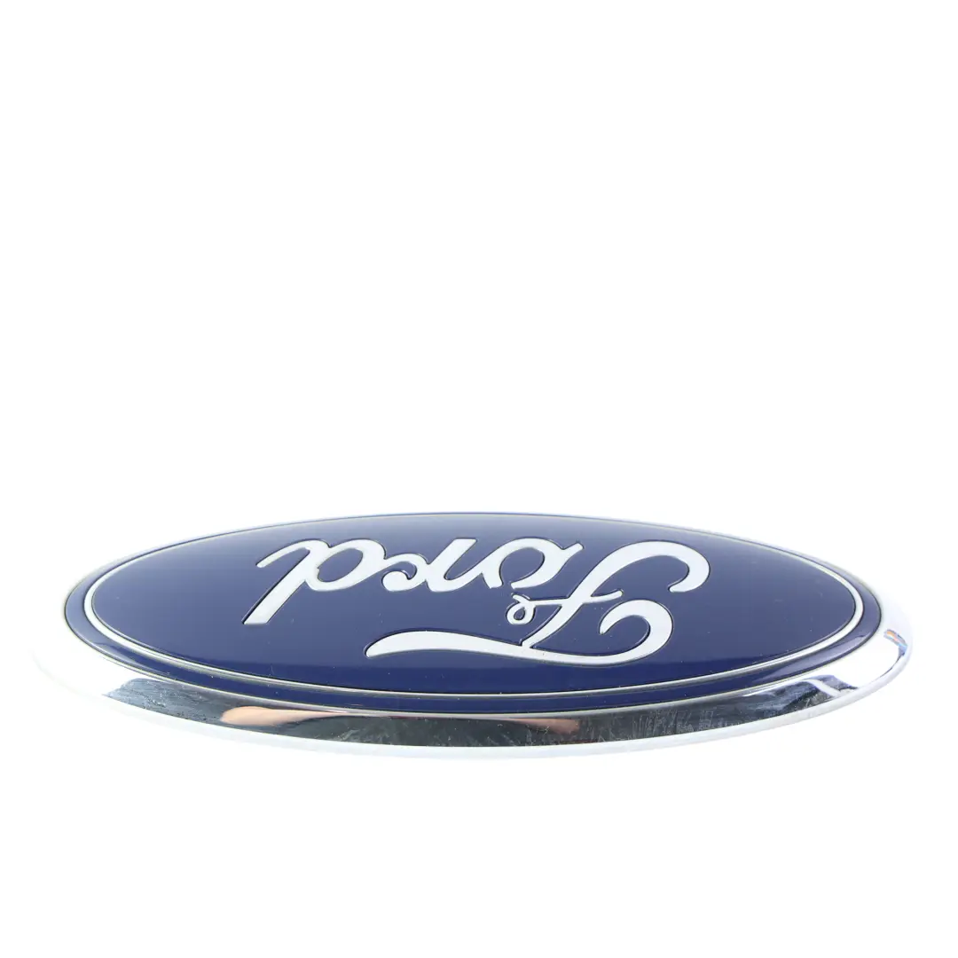 Ford Transit Custom Front Grille Badge Emblem Chrome Blue - SKU AA83-402A16-AD - Part number AA83-402A16-AD