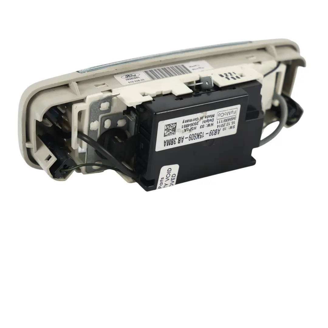 Front Headliner Interior Roof Light Lamp Grey to Ford Ranger T6 with Part number AB39-15K609-AB Ford Ranger T6 Front Headliner Interior Roof Light Lamp Grey - SKU AB39-15K609-AB - Part number AB39-15K609-AB