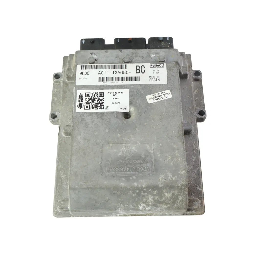 P8FA 85HP Engine Control ECU Kit Manual to Ford Transit Mk7 2.2 TDCI with Part number AC11-12A650-BC Ford Transit Mk7 2.2 TDCI P8FA 85HP Engine Control ECU Kit Manual - SKU AC11-12A650-BC-1 - Part number AC11-12A650-BC