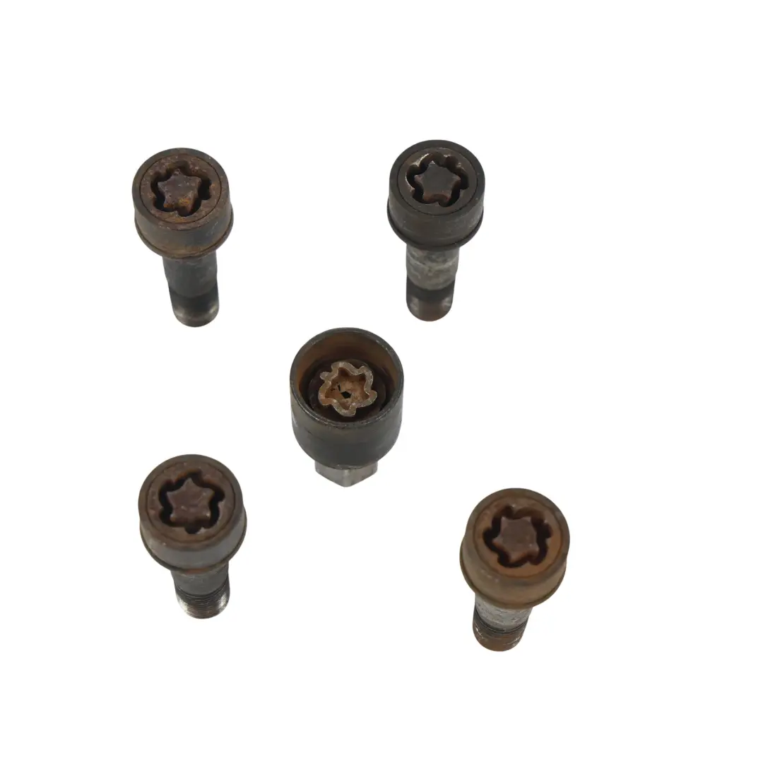 Mercedes W164 W166 Wheel Security Bolts Lock Locking Nut Set - SKU B66470156-1 - Part number B66470156