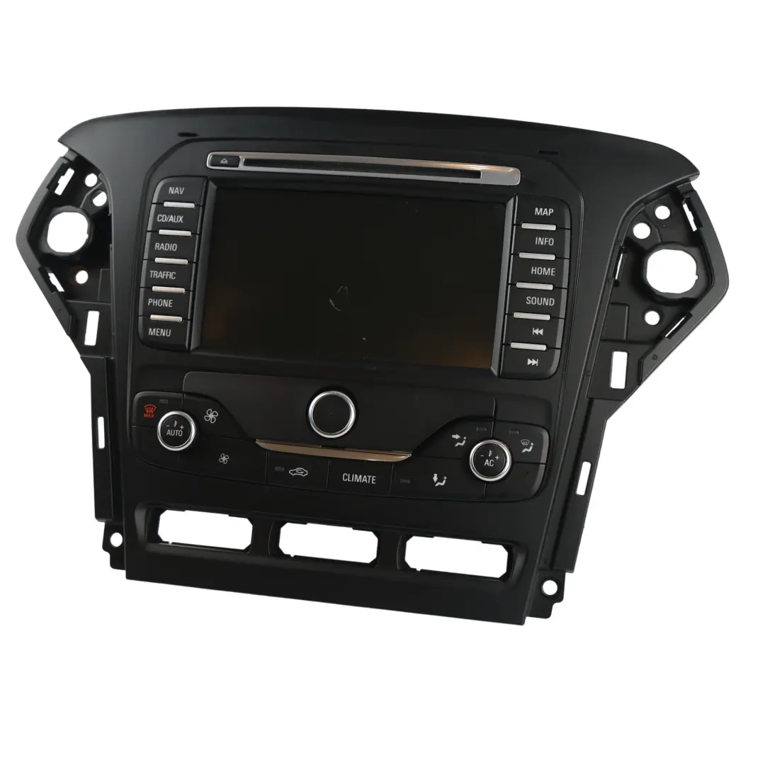 Ford Mondeo Mk4 Radio Stereo Head Unit CD Player Control Panel - SKU BS7T-18K931-AE - Part number BS7T-18K931-AE