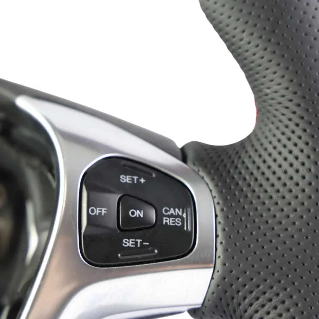 Ford Fiesta MK7 ST Lenkrad NEU Schwarz Leder Rote Nähte - SKU C1BB-3600-LA-1 - Teilenummer C1BB-3600-LA