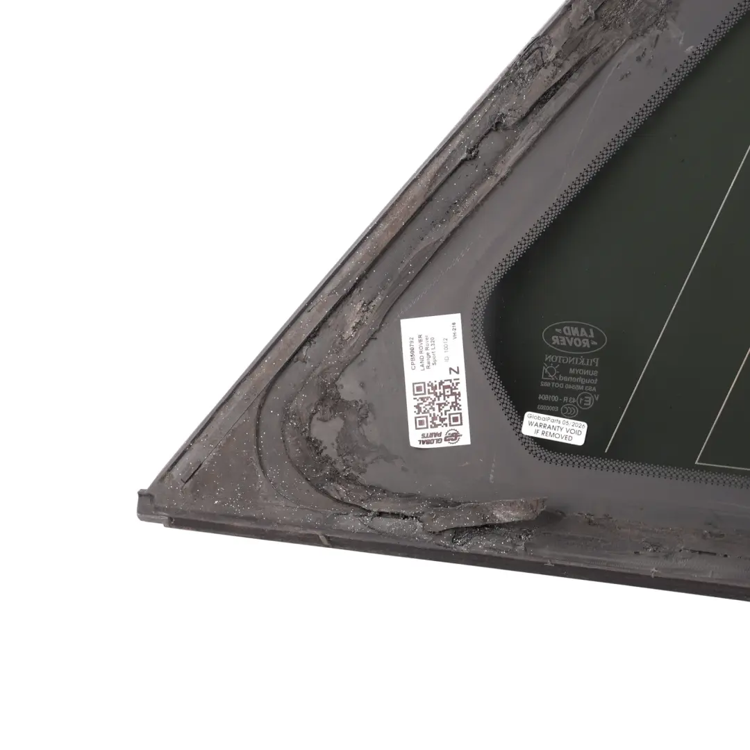 Range Rover Sport L320 Quarter Window Glass Rear Left N/S AS3 - SKU CPB500792 - Part number CPB500792