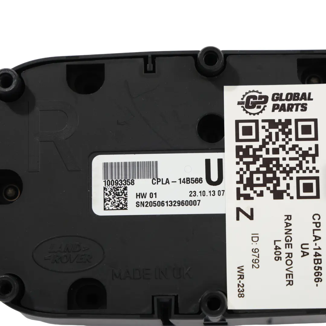 Range Rover L405 Commutateur Contrôle Réglage Siège Avant Droit - SKU CPLA-14B566-UA - Numéro de pièce CPLA-14B566-UA