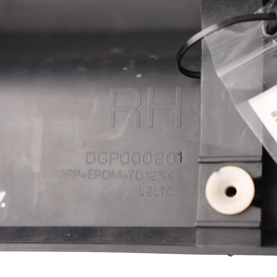 Range Rover Sport L320 Front Door Moulding Cover Lower Right O/S Java Black-697 - SKU DGP000201-JAB - Part number DGP000201