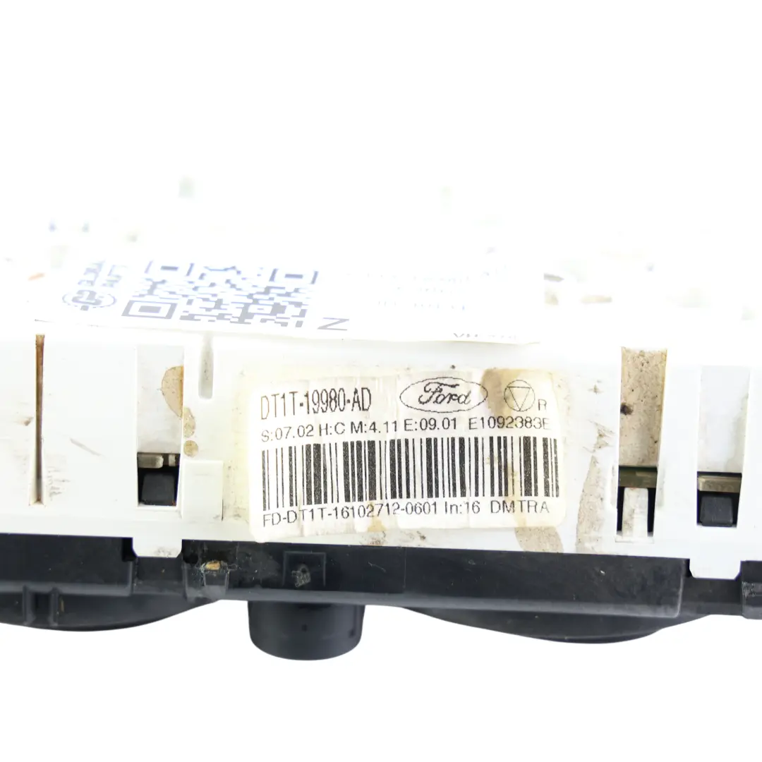 Ford Transit Connect Mk2 1.5 Diesel Heater A/C Control Panel - SKU DT1T-19980-AD - Part number DT1T-19980-AD