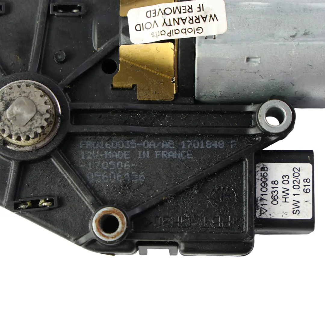 Eléctrico Regulador Techo Panorámico EGQ500020 para Range Rover Sport L320 Motor con número de pieza EGQ500021 Range Rover Sport L320 Motor Eléctrico Regulador Techo Panorámico EGQ500020 - SKU EGQ500021 - Número de pieza EGQ500021