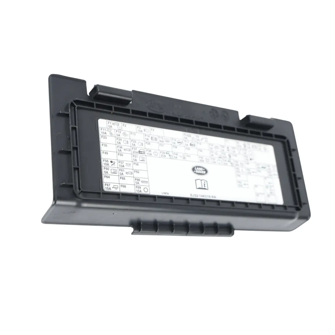 Range Rover Evoque L538 Glove Box Trim Fuses Map Location - SKU EJ32-14K016-BA - Part number EJ32-14K016-BA