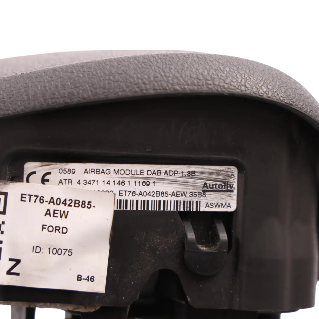 Ford Transit Courier Steering Wheel Air Module Unit Leather - SKU ET76-A042B85-AEW - Part number ET76-A042B85-AEW