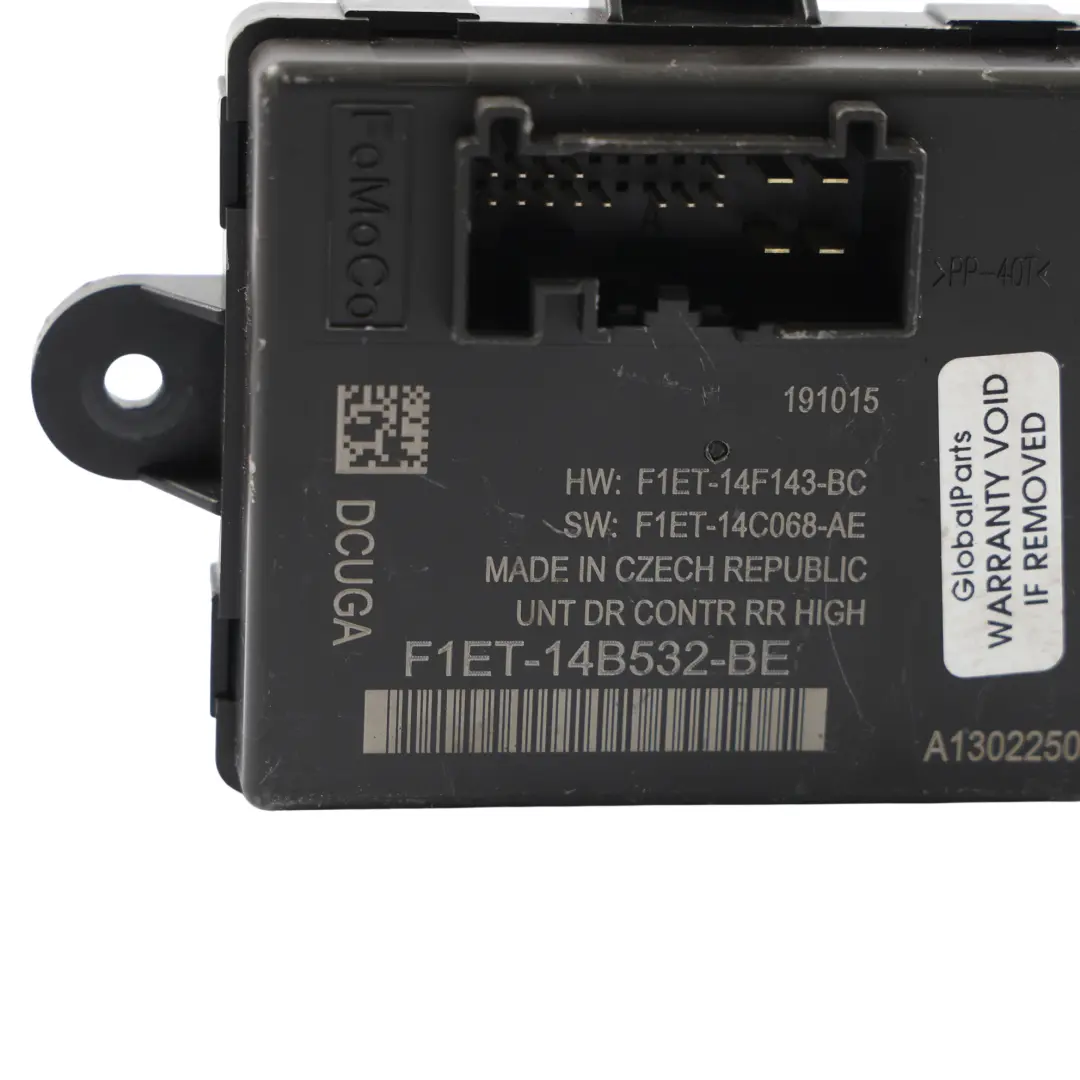 Ford Focus Mk3 Kuga Mk2 Moduł Drzwi Tylnych Lewy Prawy - SKU F1ET-14B532-BE - Numer Części F1ET-14B532-BE