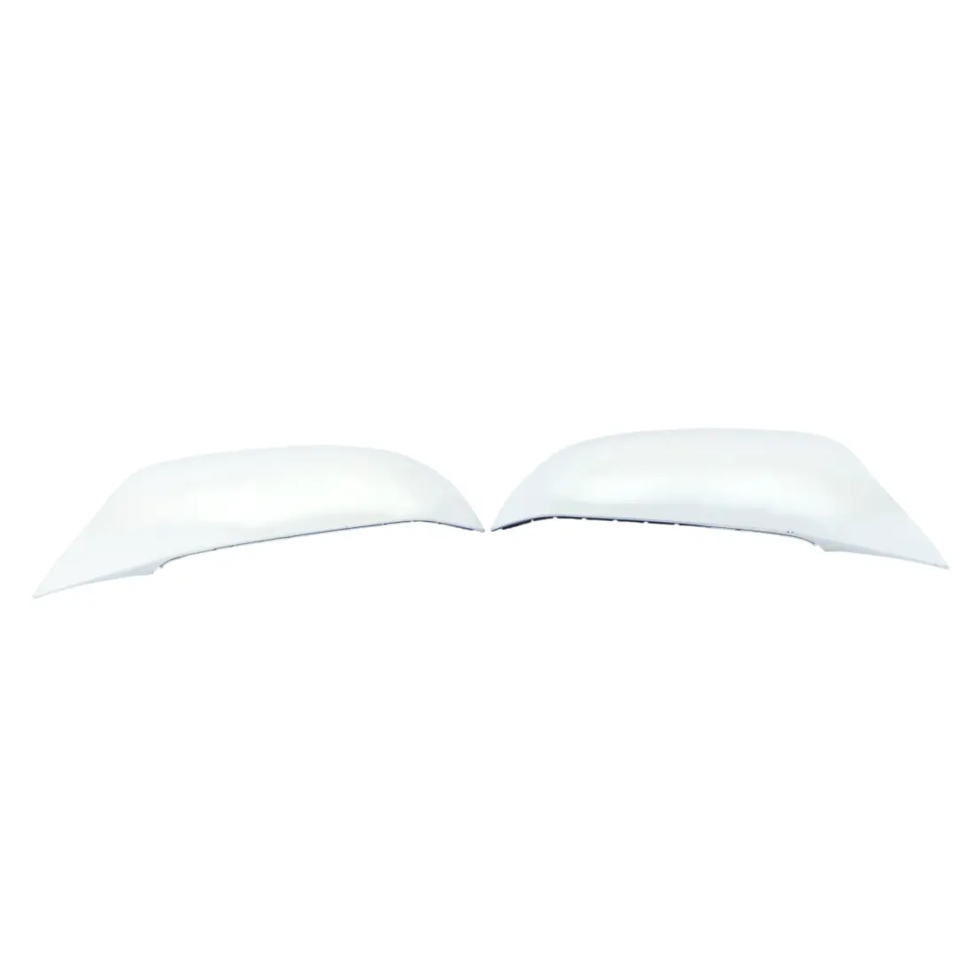 BMW F20 F30 F31 Wing Mirror Cover Cap Casing Housing Left Right N/O/S White Set - SKU F20-MIRROR-COVER-SET - Part number F20 Mirror Cover Set