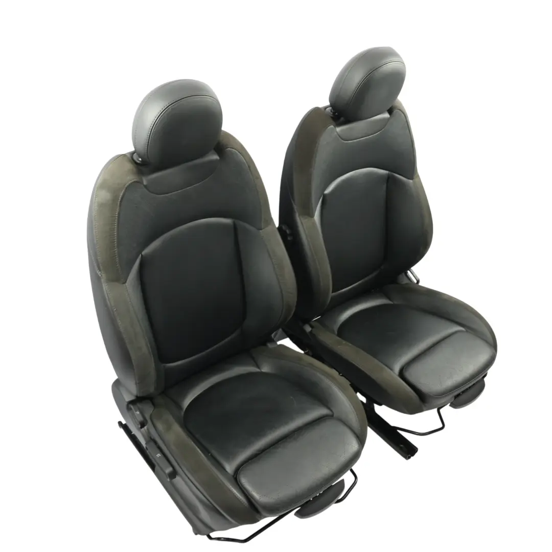 Mini F57 Seats Bench Sofa Sport Heated Leather/Alcantara Carbon Black SET - SKU F57-SEATS-SET-CARBON-BLACK-NEE1 - Part number F57-SEATS-SET-CARBON-BLACK-NEE1