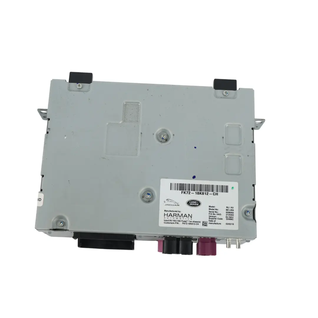 Radio Sat Nav Unità Centrale per Land Rover Discovery Sport L550 con numero di parte FK72-18K812-CH Land Rover Discovery Sport L550 Radio Sat Nav Unità Centrale - SKU FK72-18K812-CH - Numero di parte FK72-18K812-CH