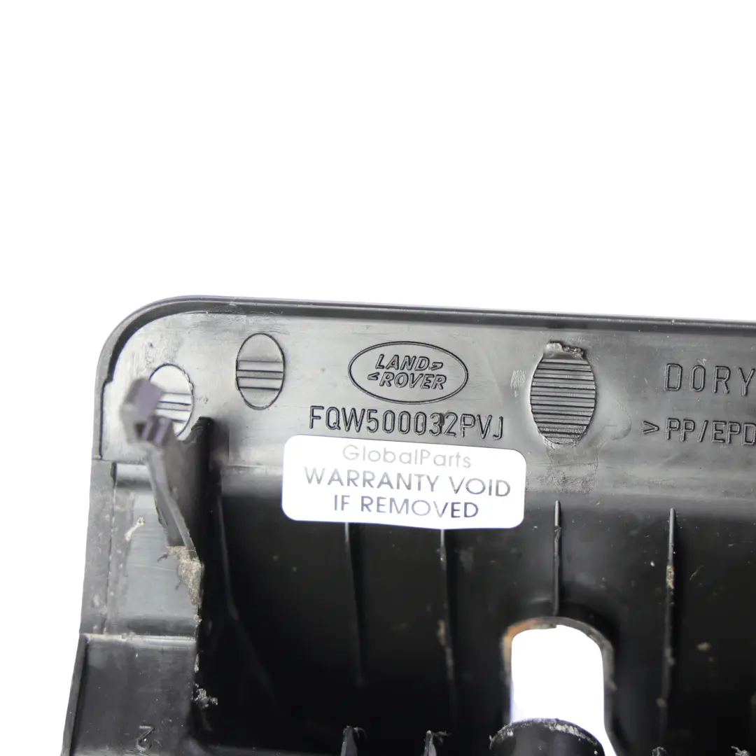 Cache Serrure Hayon Coffre pour Range Rover Sport L320 à propos du numéro de pièce FQW500032PVJ Range Rover Sport L320 Cache Serrure Hayon Coffre - SKU FQW500032PVJ - Numéro de pièce FQW500032PVJ