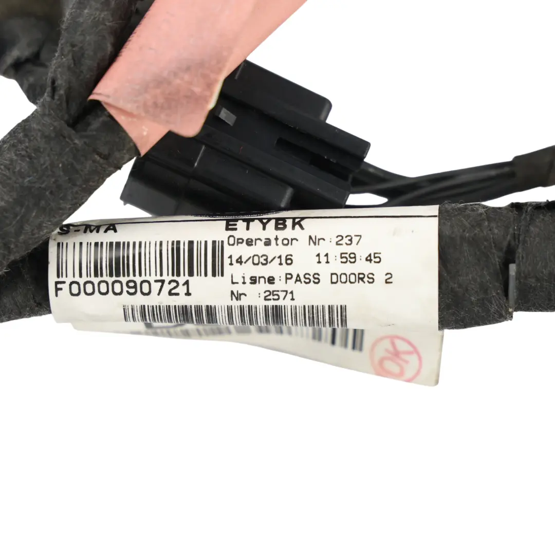 Range Rover L538 Türkabelbaum Vorne Beifahrerseite - SKU GJ32-14630-DCD - Teilenummer GJ32-14630-DCD