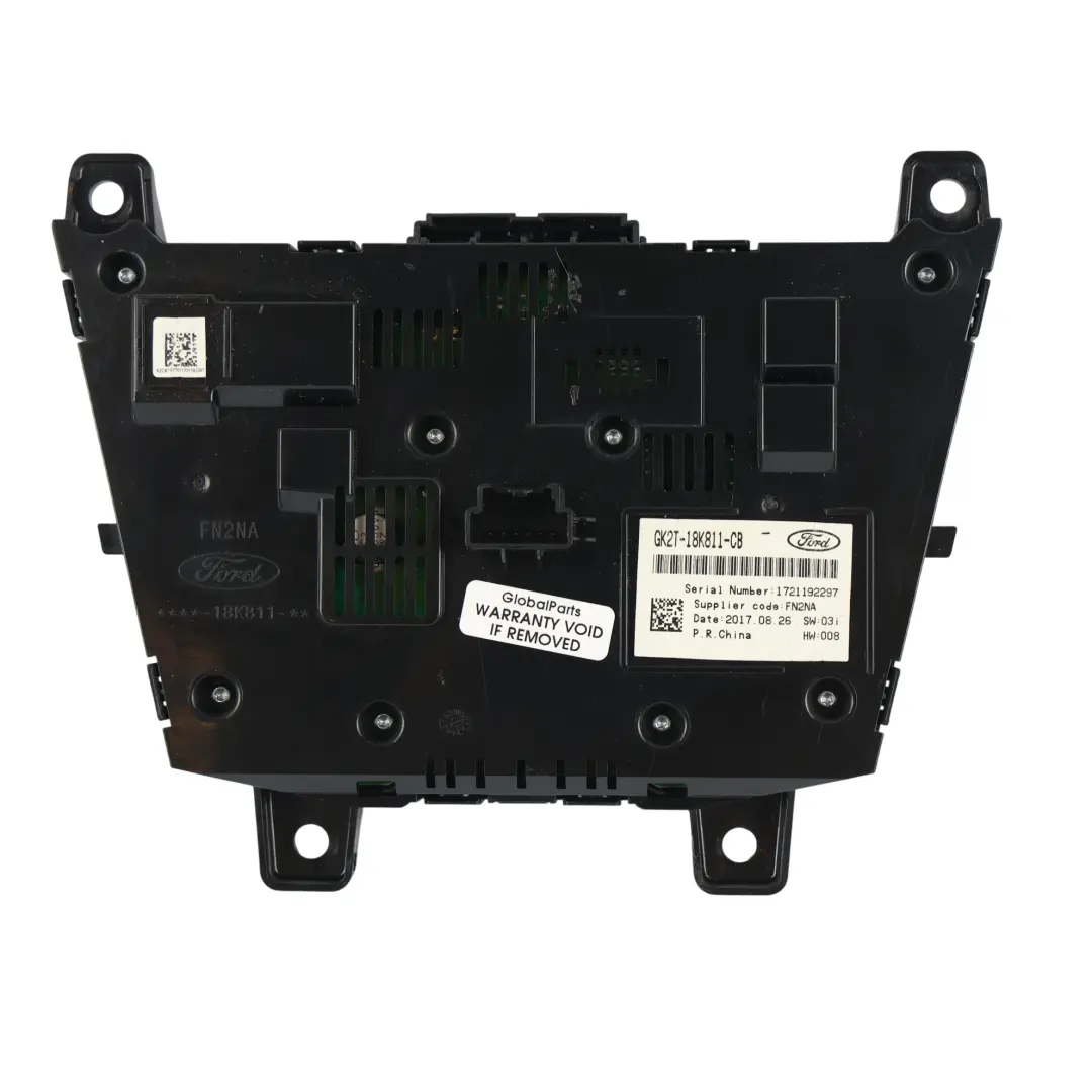 Ford Transit Custom Tourneo Radio Stereo Control Panel - SKU GK2T-18K811-CB - Part number GK2T-18K811-CB