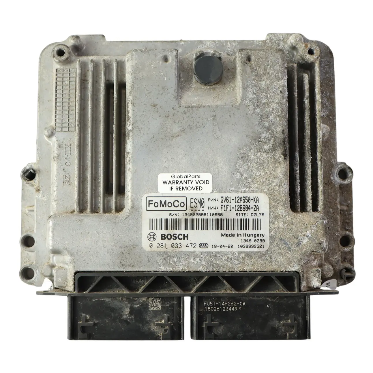 Ford Transit Connect Mk2 1.5 TDCi 100HP Engine ECU GV61-12A650-KA Manual