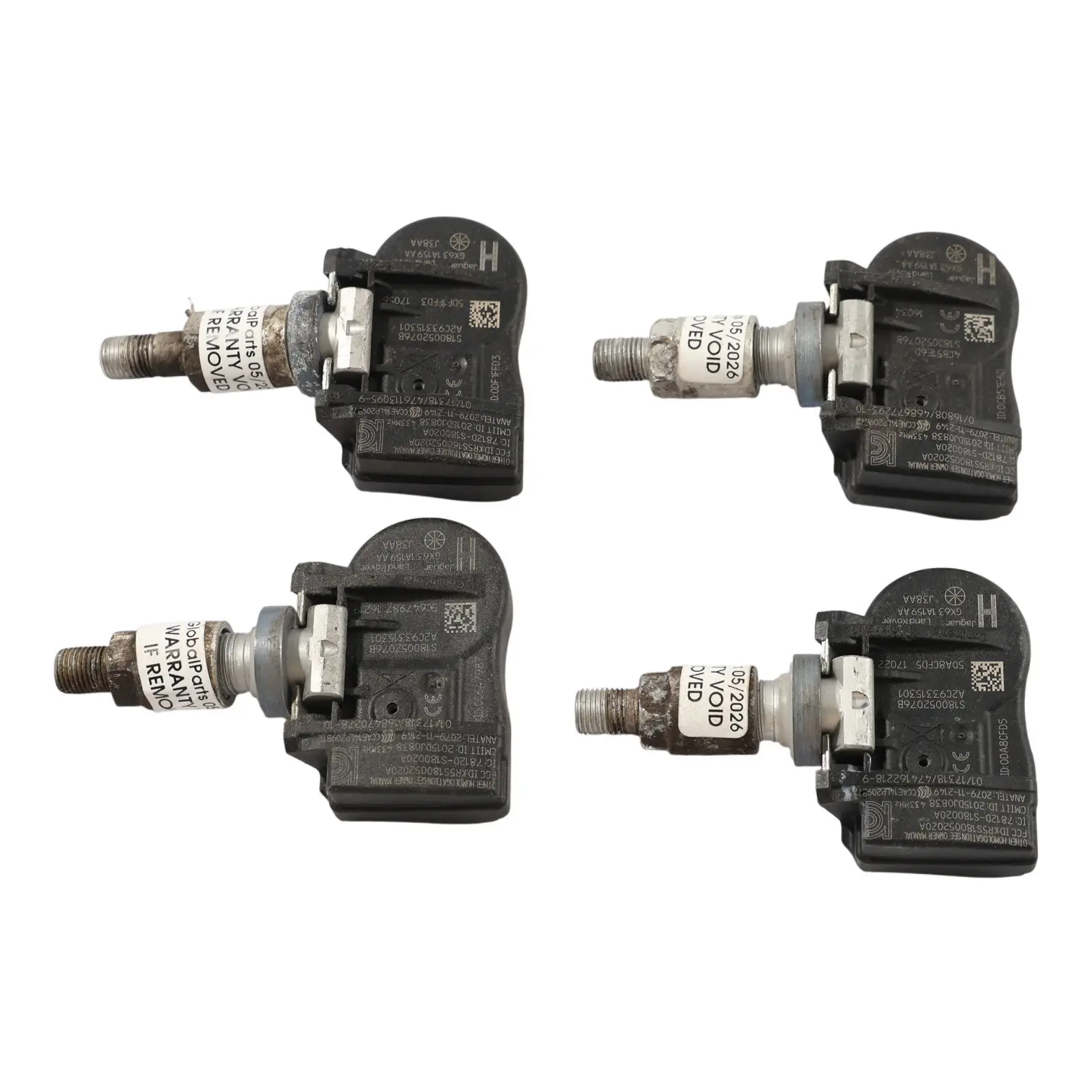 Land Rover L405 L494 L538 Capteur Pression Pneu TPMS SET GX63-1A159-AA