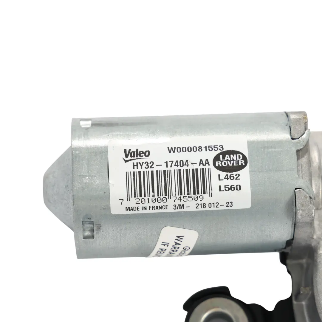 Silniczek Wycieraczki Tylnej Szyby do Range Rover Velar L560 o numerze HY32-17404-AA Range Rover Velar L560 Silniczek Wycieraczki Tylnej Szyby - SKU HY32-17404-AA - Numer Części HY32-17404-AA