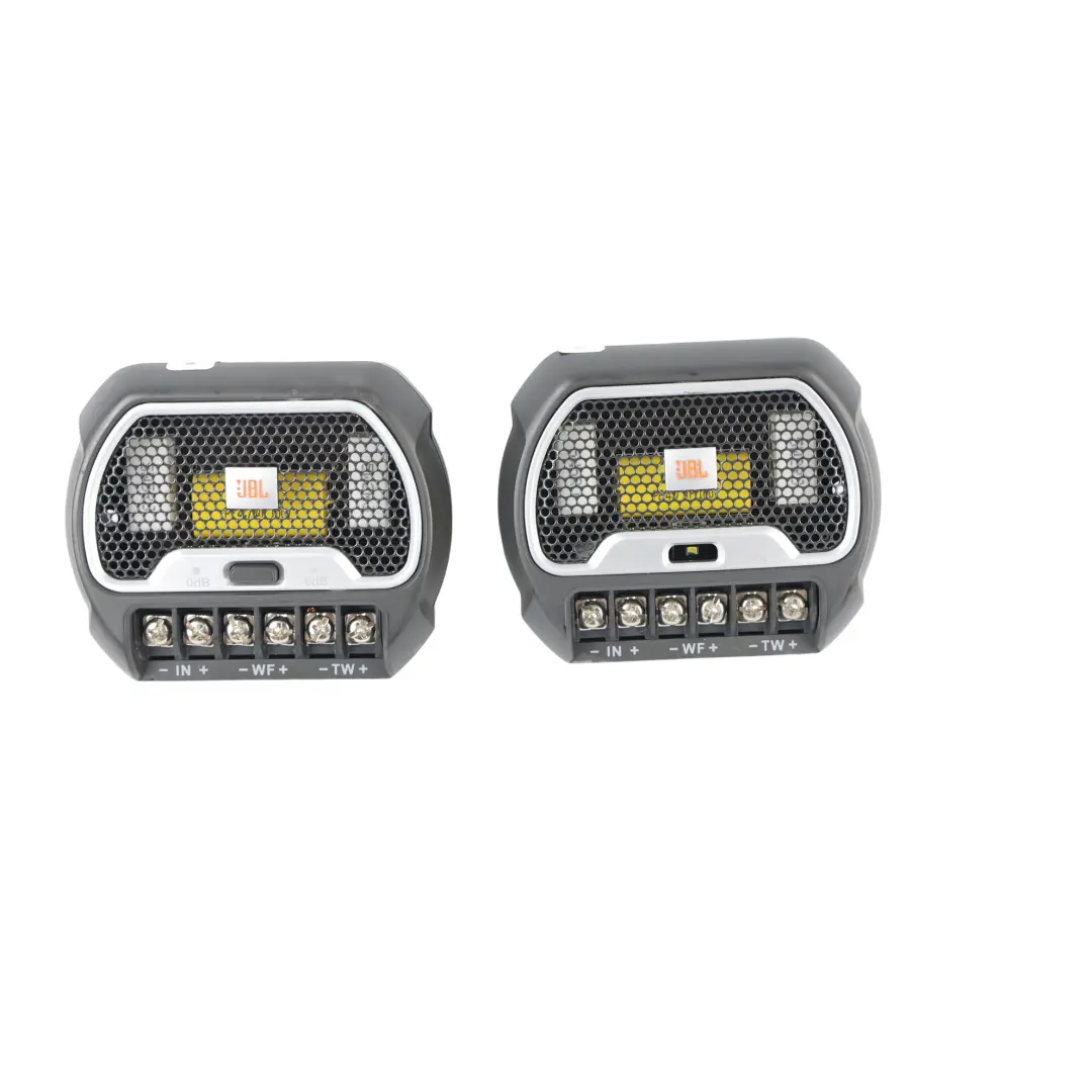 JBL Loud Speaker Tweeter Set Black Pair Kit to Mini R56 with Part number JBL-SPEAKER-SET Mini R56 JBL Loud Speaker Tweeter Set Black Pair Kit - SKU JBL-SPEAKER-SET - Part number JBL-SPEAKER-SET