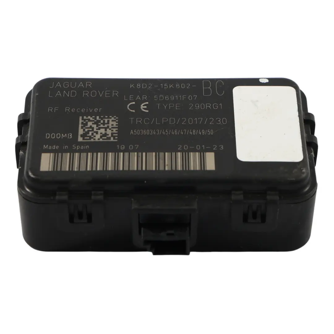 Range Rover Velar L560 Keyless Signal Remote Receiver - SKU K8D2-15K602-BC - Part number K8D2-15K602-BC