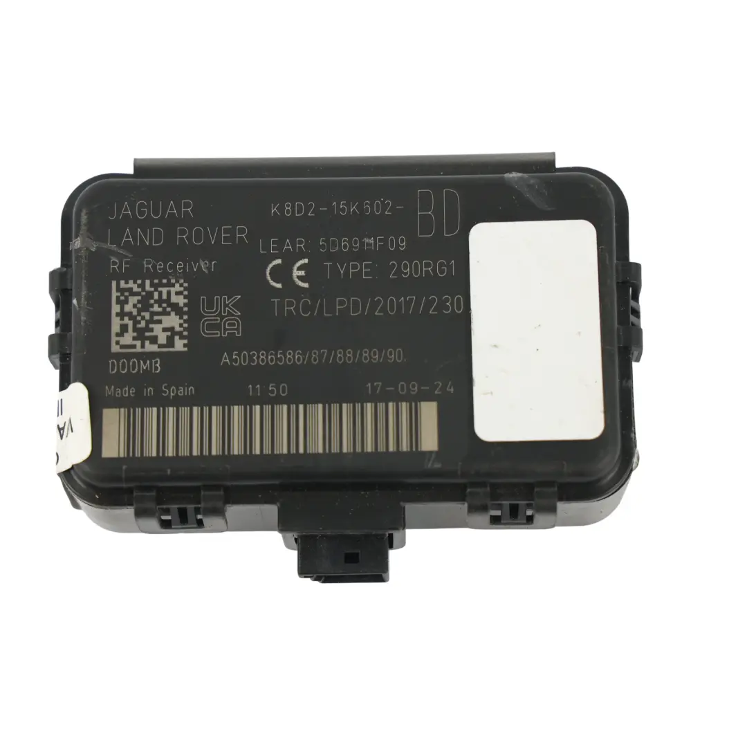 Módulo Amplificador Antena ECU para Land Rover Range Rover Evoque L551 con número de pieza K8D2-15K602-BD Land Rover Range Rover Evoque L551 Módulo Amplificador Antena ECU - SKU K8D2-15K602-BD - Número de pieza K8D2-15K602-BD