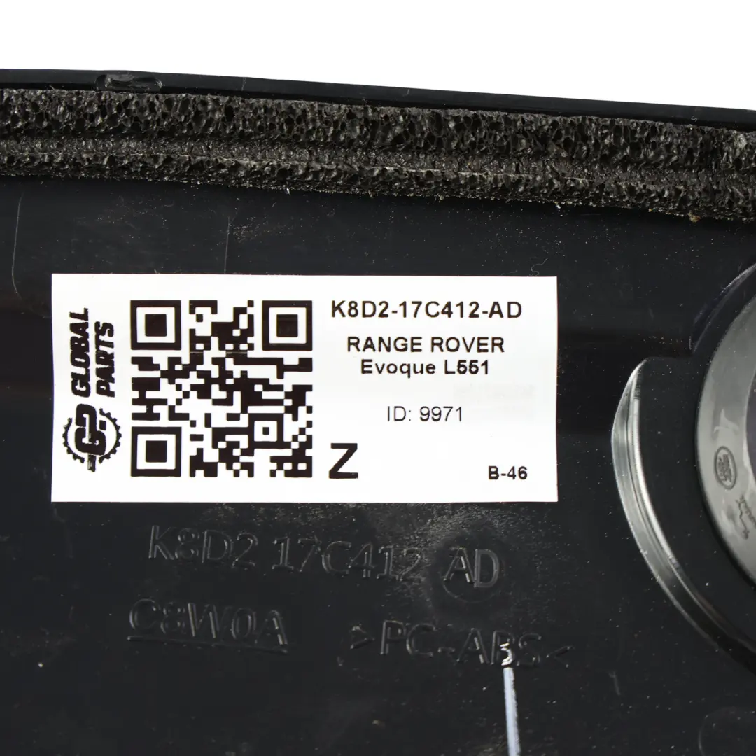 Range Rover Evoque L551 Osłona Silniczka Wycieraczki Tylnej - SKU K8D2-17C412-AD - Numer Części K8D2-17C412-AD