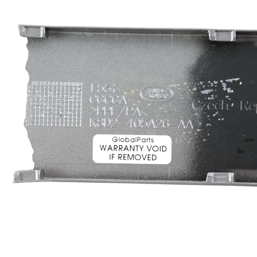 Range Rover Evoque L551 Trappe Réservoir Carburant Gris Eiger 1DF - SKU K8D2-405A26-AA-EIG - Numéro de pièce K8D2-405A26-AA