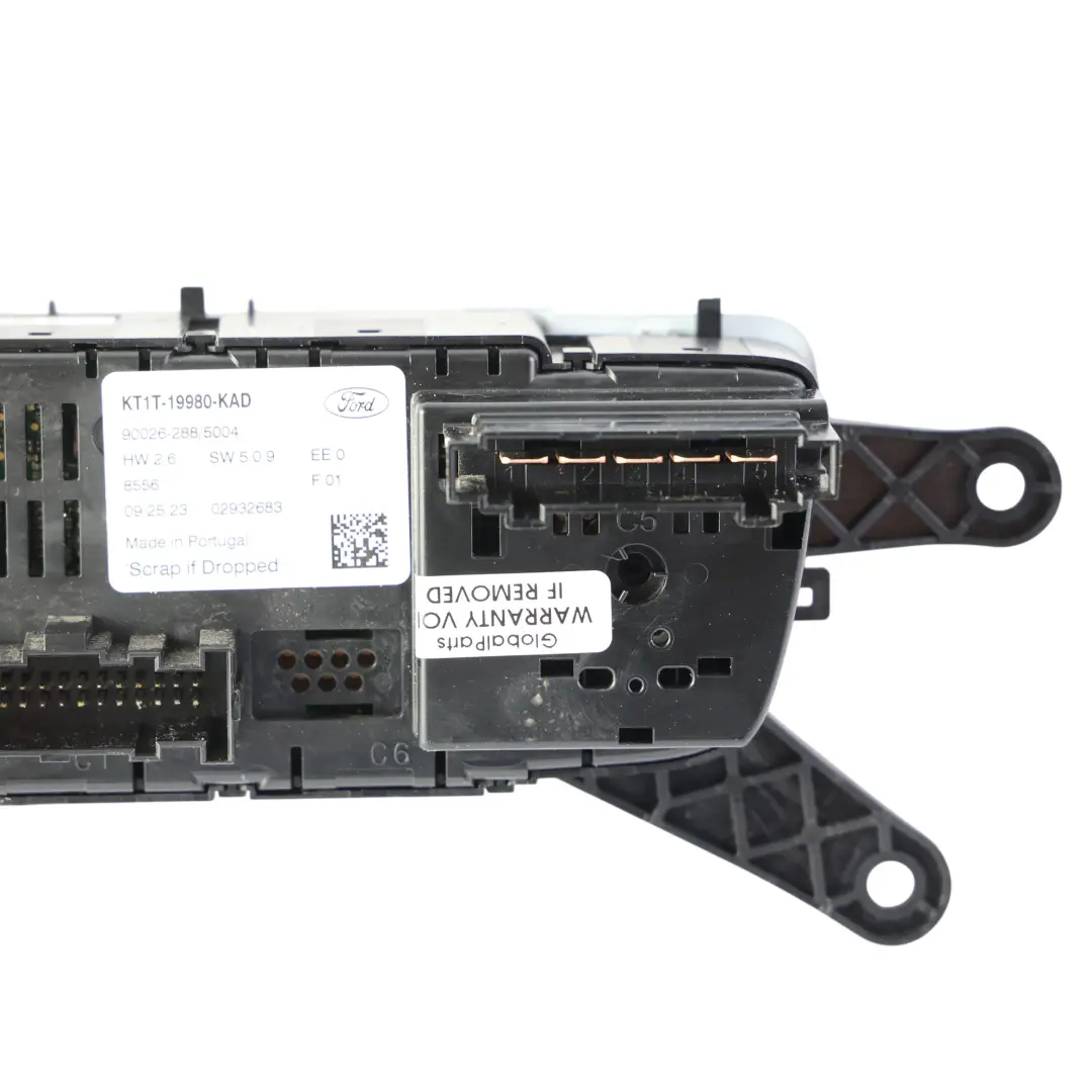 Ford Transit Connect MK2 Heizung Klimaanlage Schalter Bedienfeld - SKU KT1T-19980-KAD - Teilenummer KT1T-19980-KAD