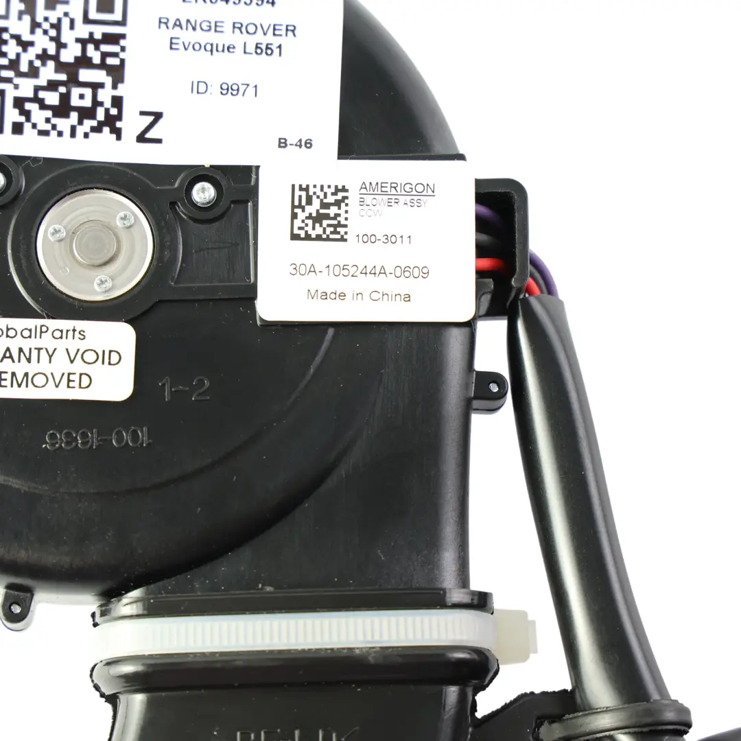 Attuatore Condotto Aria Sedile Ant. EJ32-611H00-AA per Range Rover Evoque L551 con numero di parte LR049594 Range Rover Evoque L551 Attuatore Condotto Aria Sedile Ant. EJ32-611H00-AA - SKU LR049594 - Numero di parte LR049594