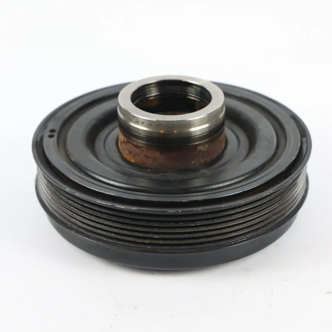 Crankshaft Pulley Vibration Damper G4D3-6316-AC to Land Range Rover L538 Evoque with Part number LR074072 Land Range Rover L538 Evoque Crankshaft Pulley Vibration Damper G4D3-6316-AC - SKU LR074072 - Part number LR074072