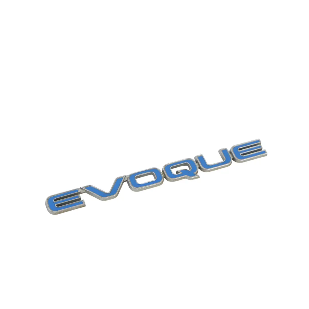 Trasera Emblema Lettering Azul para Land Rover Evoque L538 Insignia con número de pieza LR078574 Land Rover Evoque L538 Insignia Trasera Emblema Lettering Azul - SKU LR078574 - Número de pieza LR078574