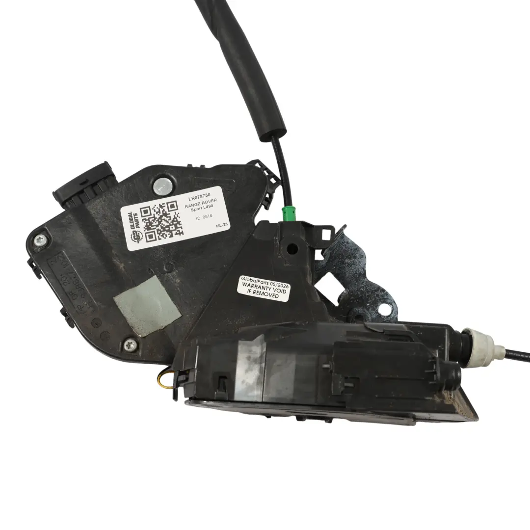 Mécanisme Serrure Porte Arrière Gauche CPLA-26413-EG pour Range Rover Sport L494 à propos du numéro de pièce LR078750 Range Rover Sport L494 Mécanisme Serrure Porte Arrière Gauche CPLA-26413-EG - SKU LR078750 - Numéro de pièce LR078750