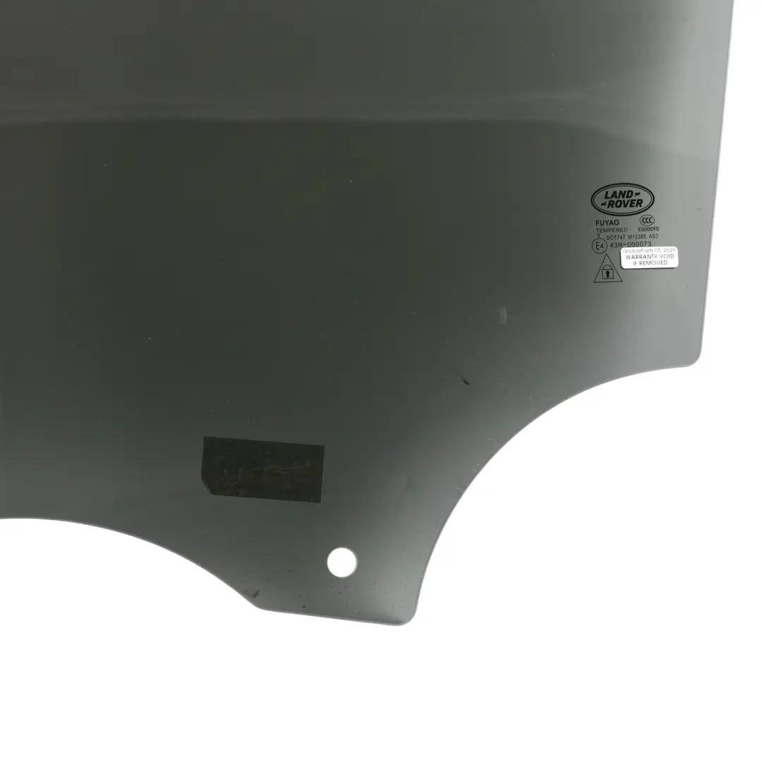 Range Rover Velar L560 Rear Door Window Glass Left N/S AS3 Tinted J8A2-25713-BB - SKU LR093213 - Part number LR093213