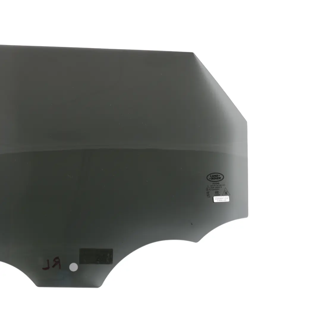 Range Rover Evoque L551 Rear Door Window Glass Left N/S Tinted AS3 K8D2-25713-BB - SKU LR114607 - Part number LR114607