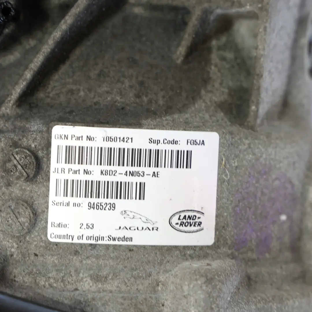Hinterachse Differential K8D2-4N053-AE GARANTIE für Range Rover Evoque L551 2.0 mit Teilenummer LR117564 Range Rover Evoque L551 2.0 Hinterachse Differential K8D2-4N053-AE GARANTIE - SKU LR117564 - Teilenummer LR117564