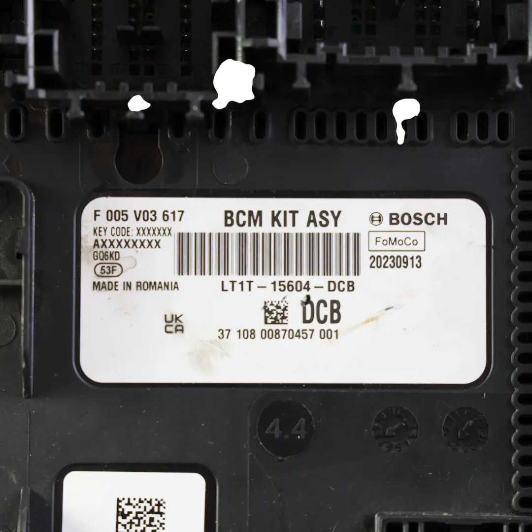 MK2 Modulo Scatola Fusibili Body Control BCM per Ford Transit Connect con numero di parte LT1T-15604-DCB Ford Transit Connect MK2 Modulo Scatola Fusibili Body Control BCM - SKU LT1T-15604-DCB - Numero di parte LT1T-15604-DCB