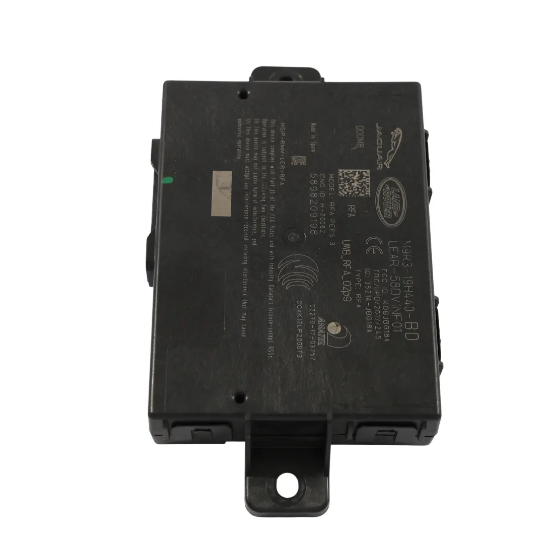 Range Rover Velar L560 Módulo Control Entrada sin Llave ECU - SKU M9R3-19H440-BD - Número de pieza M9R3-19H440-BD