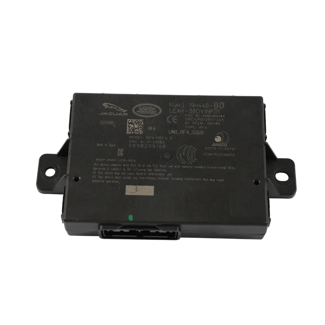 Keyless Entry Control Module ECU to Range Rover Velar L560 with Part number M9R3-19H440-BD Range Rover Velar L560 Keyless Entry Control Module ECU - SKU M9R3-19H440-BD - Part number M9R3-19H440-BD