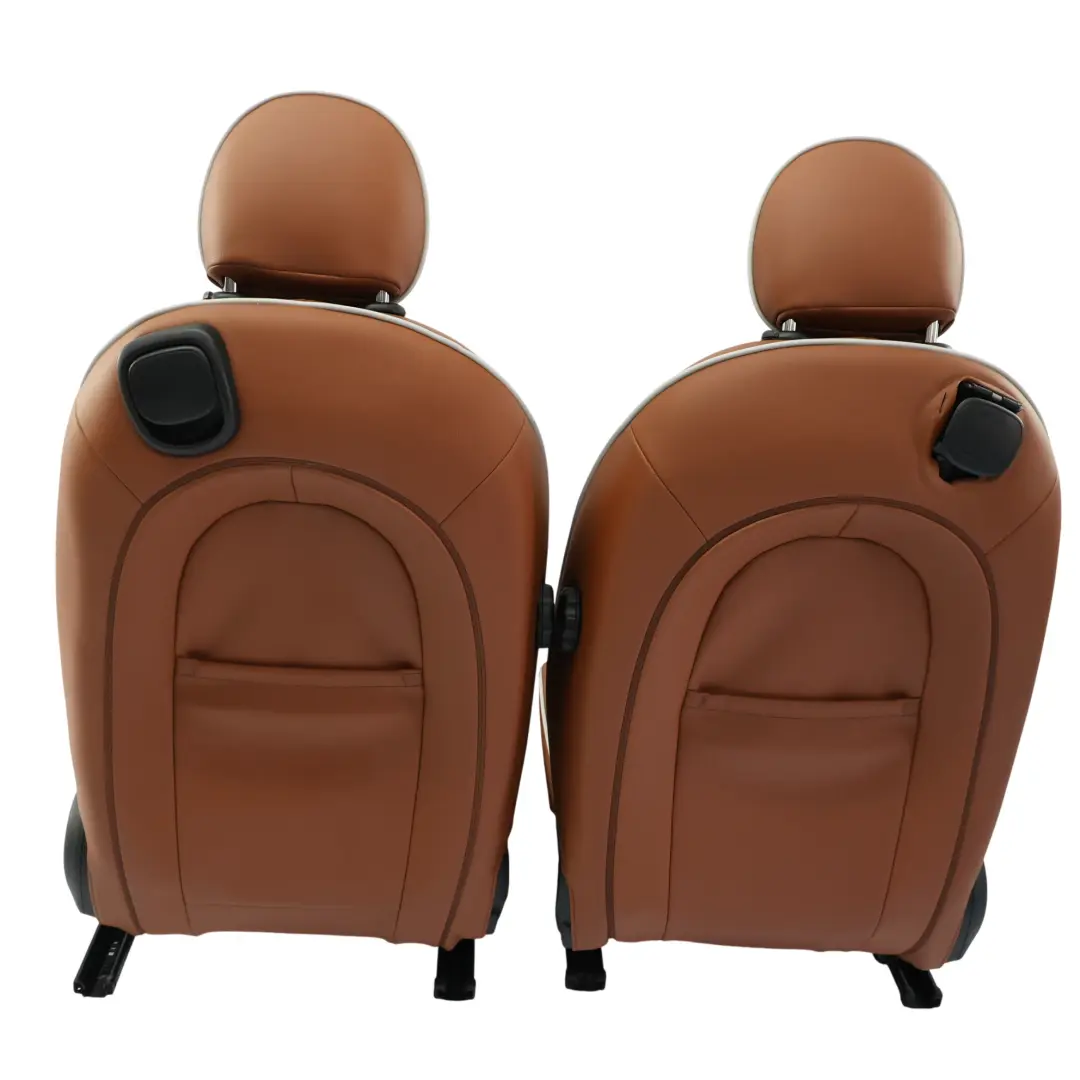 Mini F57 Komplet Foteli Sport Podgrzewane Skóra Chester Malt Brown Brązowa - SKU MINI-F57-SEATS-SET-MALT-BROWN-NYMJ - Numer Części MINI-F57-SEATS-SET-MALT-BROWN-NYMJ