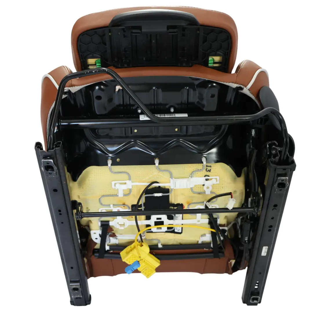 Mini F57 Banquette Sièges Sport Chauffants Cuir Chester Malt Marron SET - SKU MINI-F57-SEATS-SET-MALT-BROWN-NYMJ - Numéro de pièce MINI-F57-SEATS-SET-MALT-BROWN-NYMJ