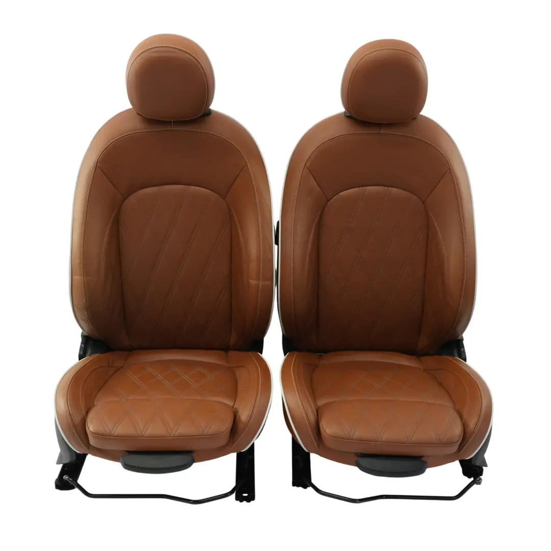 Seats Bench Sofa Sport Heated Leather Chester Malt Brown SET to Mini F57 with Part number MINI-F57-SEATS-SET-MALT-BROWN-NYMJ Mini F57 Seats Bench Sofa Sport Heated Leather Chester Malt Brown SET - SKU MINI-F57-SEATS-SET-MALT-BROWN-NYMJ - Part number MINI-F57-SEATS-SET-MALT-BROWN-NYMJ