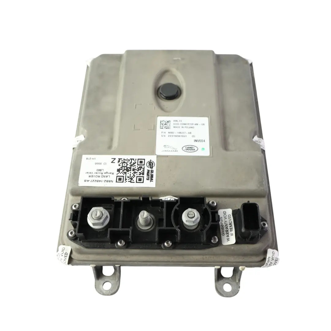 Modulo Convertitore DC/DC per Range Rover Defender L663 L560 con numero di parte N8B2-14B227-AB Range Rover Defender L663 L560 Modulo Convertitore DC/DC - SKU N8B2-14B227-AB - Numero di parte N8B2-14B227-AB