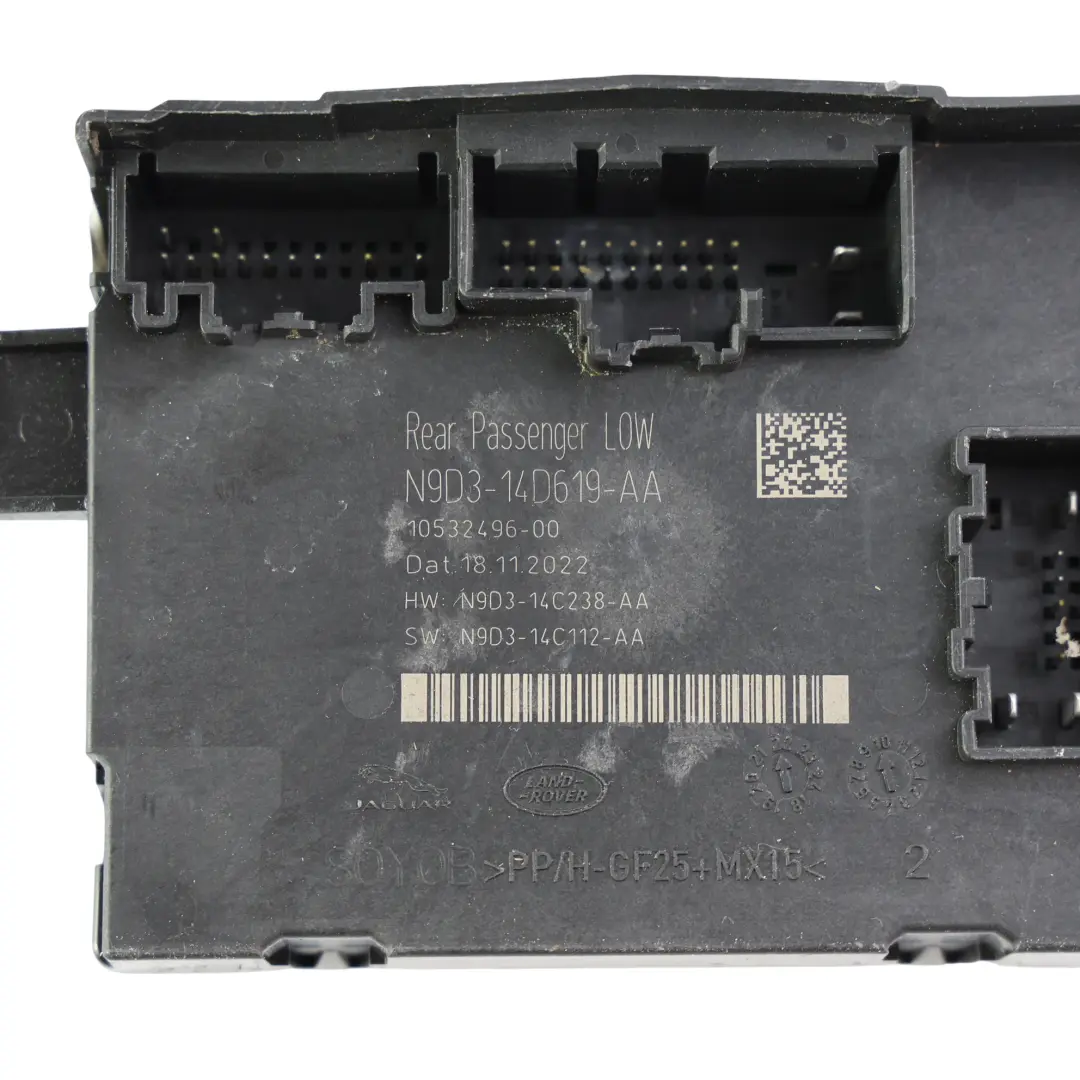 Range Rover Velar L560 Centralina Porta Posteriore Sinistra - SKU N9D3-14D619-AA - Numero di parte N9D3-14D619-AA